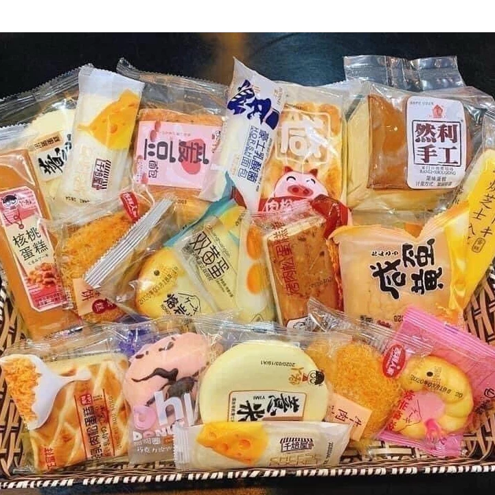 date mới thùng 2kg bánh thập cẩm không trùng vị mix xịn ( thùng carton )