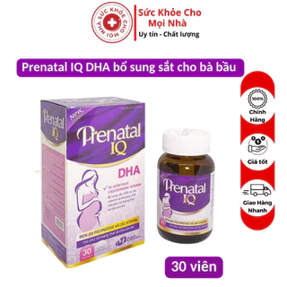 Prenatal IQ bổ sung sắt vitamin cho bà bầu 30 viên suckhoechomoinha