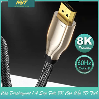 Dây Displayport 1.4 Support 8K@60Hz / 4K@120Hz / 2K@240Hz ID Tech Chính Hãng - BH 24T Đổi Mới