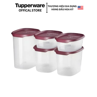 Bộ hộp trữ khô/ trữ mát One Touch Fresh Tupperware - Nhựa nguyên sinh -  Bảo hành trọn đời