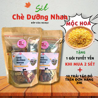 Chè dưỡng nhan tuyết yến 14 vị có MỘC HOA nấu từ 2l - 8l nước 10 - 30 chai 330ml - Bếp Bà Ngoại