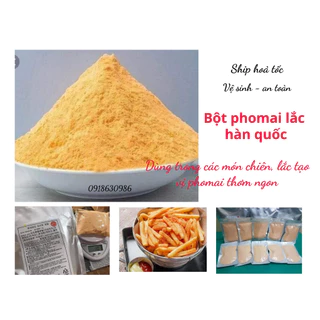 100gr Bột Phô Mai siêu tiện lợi, gói dùng thử, chuyên dùng cho các món chiên lắc, nướng, pha nước, làm xốt