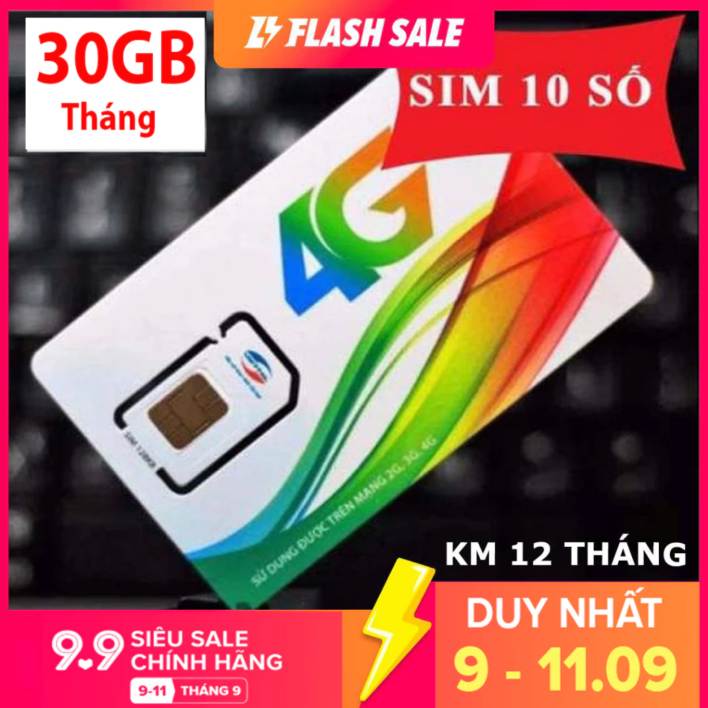 Sim 4G Viettel V120B 30GB/tháng +Miễn phí gọi nội mạng +30 phút gọi ngoại mạng) S08