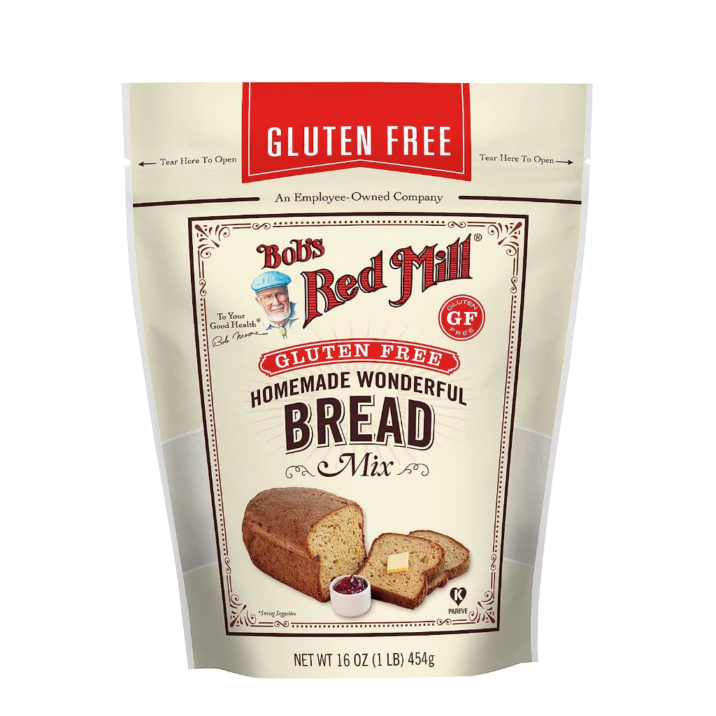 BỘT BÁNH MÌ GLUTEN-FREE Bob's Red Mill Homemade Wonderful Bread Mix, 545g (16 oz)