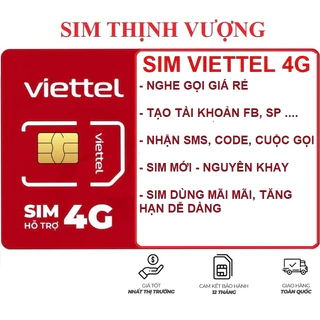 Sim Viettel 4G Nghe Gọi Nhắn Tin Giá Rẻ