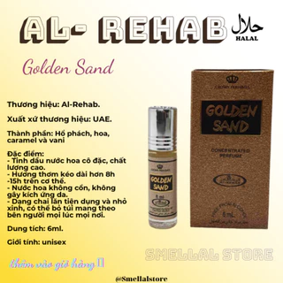 Tinh Dầu Nước Hoa Arap Golden Sand