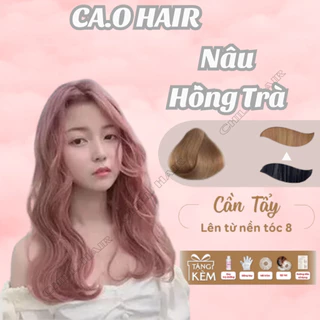 Thuốc nhuộm tóc, Nâu Hồng Trà, Màu nhuộm cao cấp tại nhà | Ca.ohairshops