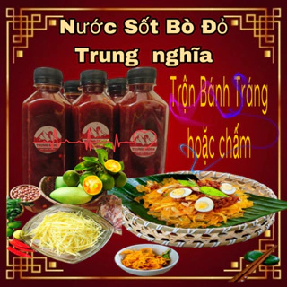 Nước Sốt bò Đỏ Trộn Bánh Tráng Trung Nghĩa