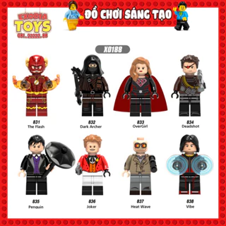 Xếp hình Minifigure siêu anh hùng và kẻ phản diện DC Comics - Đồ Chơi Lắp Ghép Sáng Tạo - XINH X0188