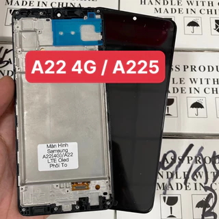 Màn Hình Samsung A22 4G / A22 Lite / A225 / Oled / 2ic / Phản Quang / Liền Khung