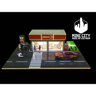 Mô hình shophouse 1:64 có đèn led