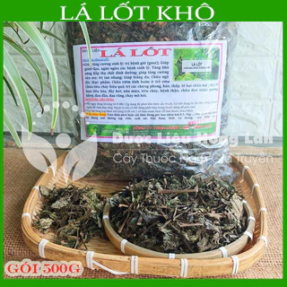 Thảo dược LÁ LỐT khô sạch đóng gói 500gram - congtyduoclieuhonglan