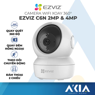 Camera Ezviz C6N 2MP/ 4MP/ H6C PRO 4MP, kết nối wifi, xoay 360 độ, đàm thoại 2 chiều, bảo hành 2 năm