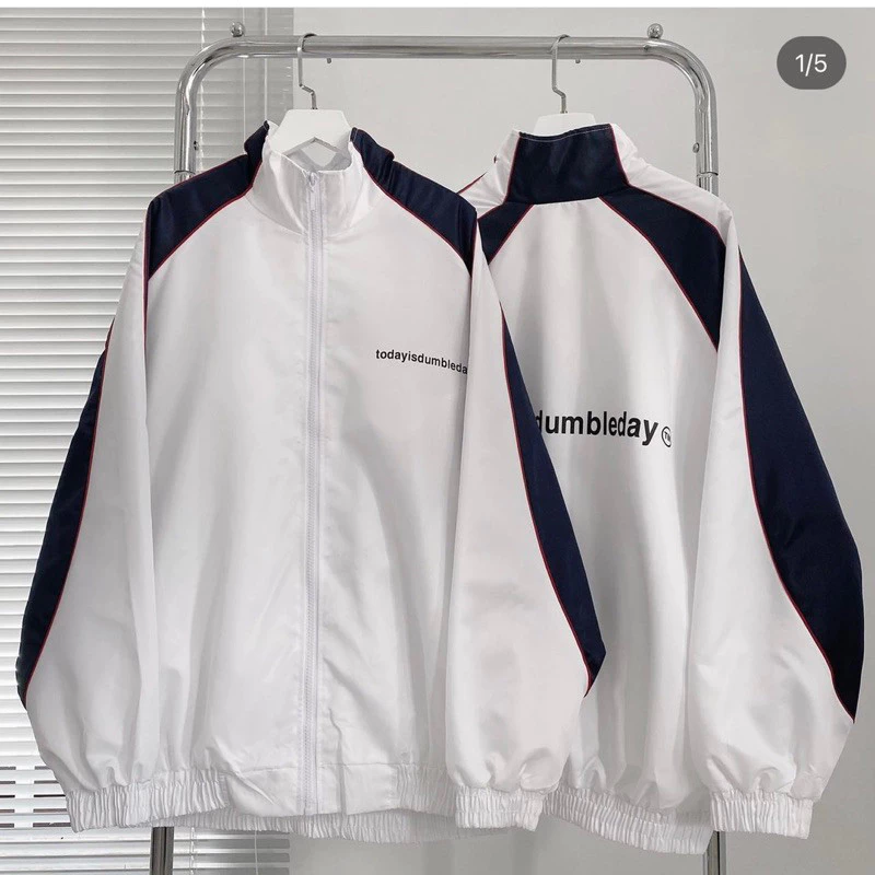 Áo Khoác Dù TODAY LOGO Nam Nữ Ulzzang Unisex Form Rộng Bomber TRƠN Jacket (Ảnh thật/ Có sẳn)