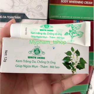 Kem White Seido Giảm Mụn Dị Ứng Dưỡng Trắng Da ,12gram