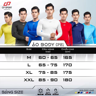 Áo lót, Áo body giữ nhiệt CP01 tay dài thể thao - Dungcusport