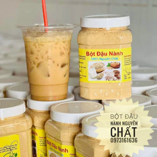 [500g] Bột đậu nành nguyên chất nhà làm không chất bảo quản