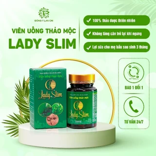 Viên Uống Thảo Mộc Giảm Cân Lady Slim (Chính Hãng Đông Y Lan Chi)