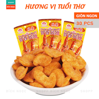 Bim Bim Snack Cánh Gà Giòn, bịch 5 gói món ăn vặt tuổi thơ siêu ngon