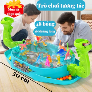 Bộ đồ chơi khủng long đại chiến, đồ chơi trẻ em giải trí tương tác hấp dẫn cho bé trai, bé gái, quà sinh nhật cho bé