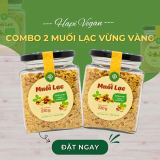 Combo 2 Muối Lạc Vừng Vàng 𝐇 𝐇𝐀𝐏𝐈 𝐕𝐄𝐆𝐀𝐍 Kết Hợp Muối Hầm Truyền Thống