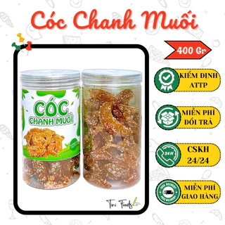 400G Mứt Cóc Tách Hạt Sấy Chanh Muối (HÀNG LOẠI 1)