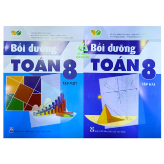 Sách - Combo Bồi dưỡng Toán 8 tập 1 + 2 (Kết nối tri thức với cuộc sống)