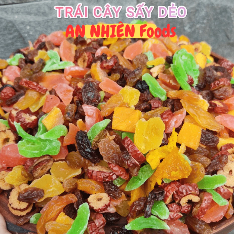 1 KG- Trái cây sấy dẻo viên