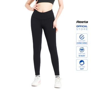 Quần Legging Thể Thao Nữ Dài REETA Nâng Mông Lưng Cạp Cao Tập Gym,Yoga,Aerobi..Vải Dày dặn  - A1797