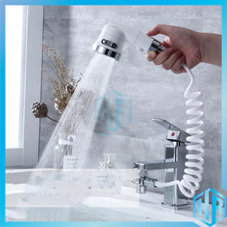 Bộ tay sen mini 3 chế độ bằng nhựa ABS cao cấp dùng cho vòi lavabo bồn rửa mặt