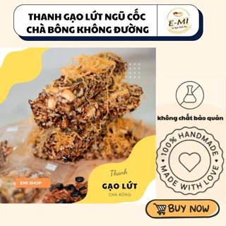 Thanh gạo lứt ngũ cốc chà bông không đường giảm cân