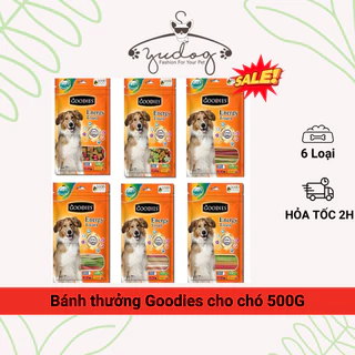 Bánh thưởng Goodies bổ sung canxi chăm sóc răng miệng cho chó 500G