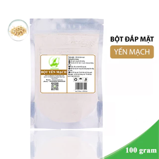 Bột yến mạch mỹ nguyên chất xay mịn 100gr - Dưỡng da - Thảo Mộc Xanh