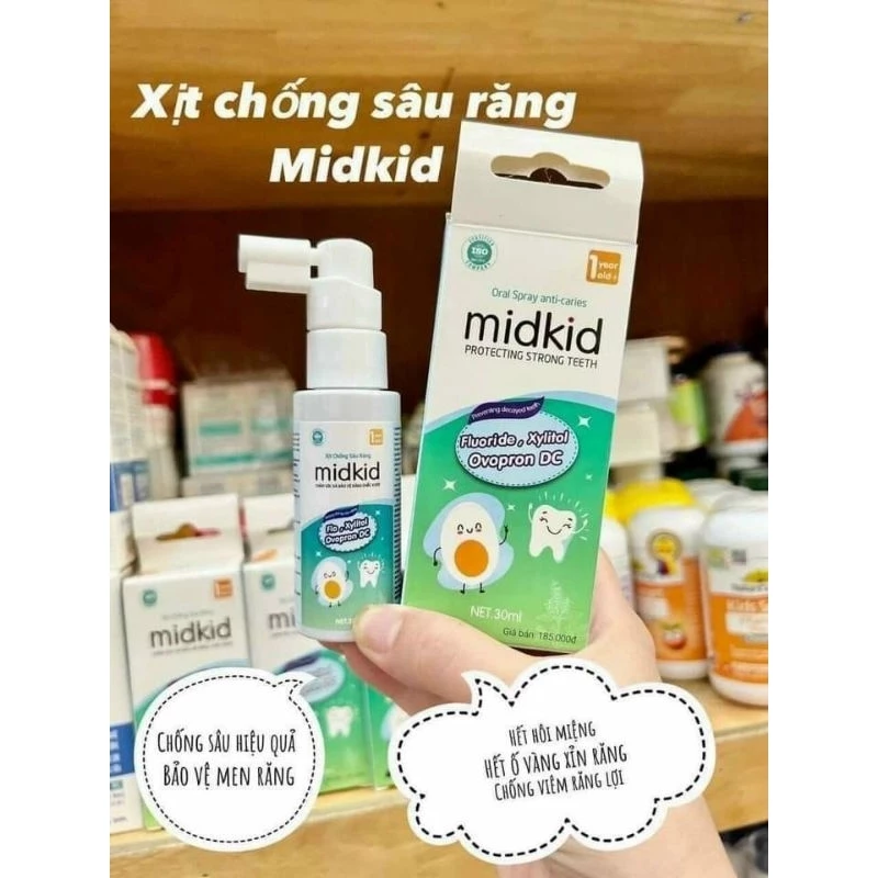 Xịt chống sâu răng Midkid