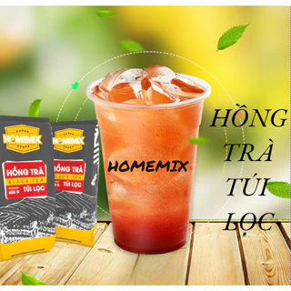 HỒNG TRÀ TÚI LỌC 400g - HOMEMIX (40 túi × 10gr)