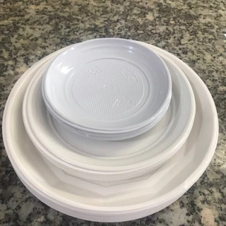 (50)dĩa/đĩa nhựa dùng 1 lần