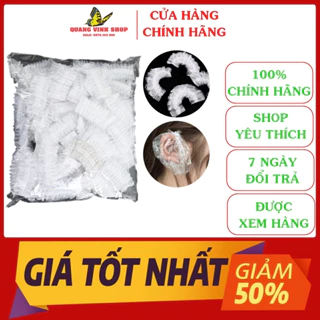 Bịch 100 cái bao trùm vành tai chống nước khi tắm hoặc làm tóc, nhuộm tóc (luôn luôn giá rẻ nhất)