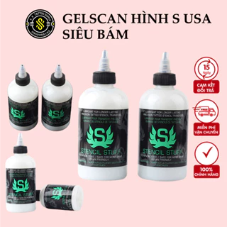 GESCAN S Hình Xăm Tattoo [Tặng quà + Freeship] 💝 Gelscan hình xăm chất lượng tốt 4oz ( 250ml )