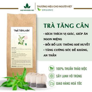 Trà tăng cân túi lọc (Kích thích vị giác, giúp ăn ngon, ngủ ngon, tốt cho người ốm yếu) - Chợ Thảo Dược Việt