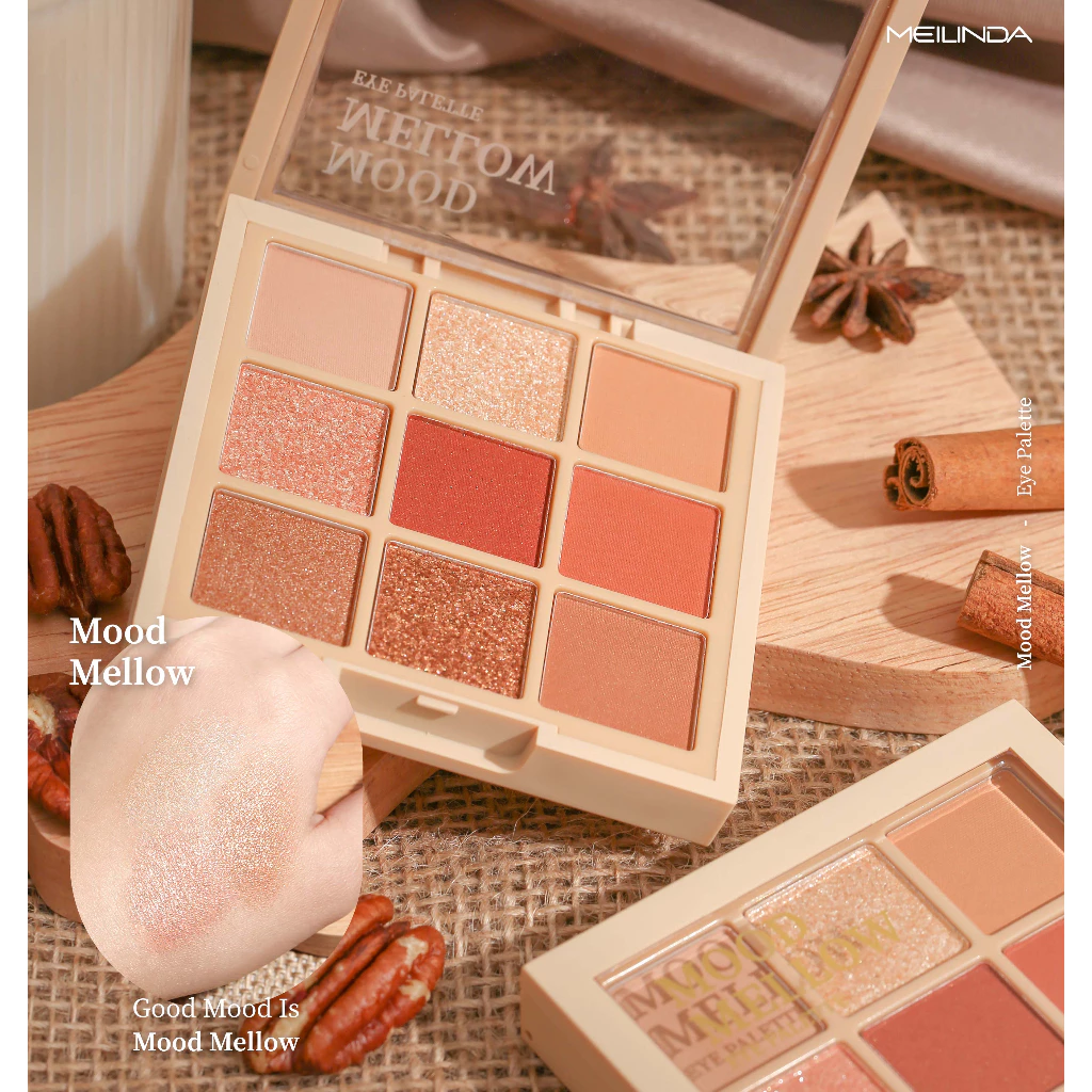 Bảng phấn mắt nội địa Thái Lan Meilinda Mood Mellow Eye Palette - Nội địa Thái Lan