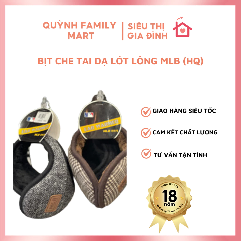 Bịt che tai dạ lót lông MLB (HQ)