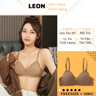 Áo Bra 2 Dây Mút Mỏng Không Gọng Cài Sau Xinh Xắn LEON 2216