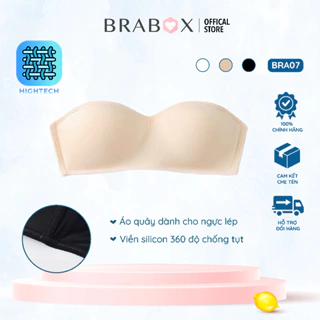 Áo quây không dây viền silicon dành cho ngực lép BRABOX BRA07
