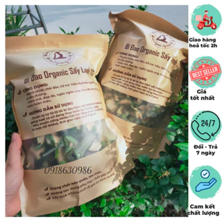 Bí đao organic sấy lạnh MIX lá nếp thơm ngon LOẠI 1. Túi 300gram