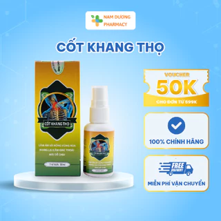 Cao Xoa Bóp KHỚP KHANG THỌ Làm Nóng Nhanh Giảm Đau Xương Khớp Kéo Dài Lọ 30ml