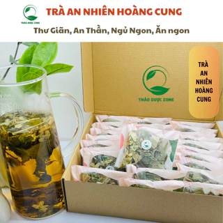 Trà ngủ ngon_AN NHIÊN HOÀNG CUNG_ An Thần, Thư Giãn, Ăn Ngon, Ngủ Ngon_Thảo Dược Zone