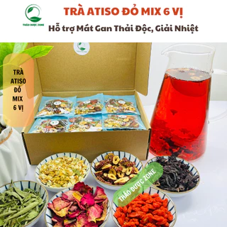 Set 30 gói Trà Atiso Đỏ Thanh Nhiệt Mát Gan Thanh Nhiệt 1 gói pha được 1.5-2.5l (Sét 15 và 30 Gói) _Thảo Dược Zone