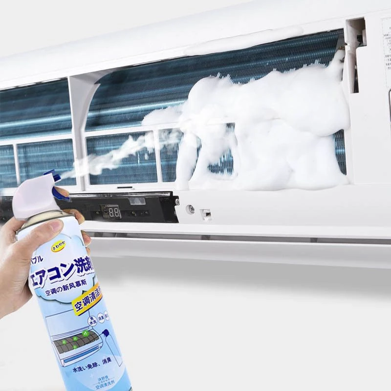 Chai Xịt Vệ Sinh Máy Lạnh, Chai Xịt Dung Dịch Vệ Sinh Máy Lạnh 500ml Không Cần Tháo Rời Tiện Dụng