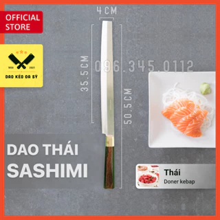 Dao thái thịt doner kebab, Sashimi siêu sắc - Dao Đa Sỹ - Thép Nhật trắng không gỉ