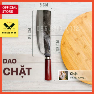 Dao chặt gà, chặt xương, chặt vịt - Dao chặt Đa Sỹ - 100% Nhíp xe siêu sắc